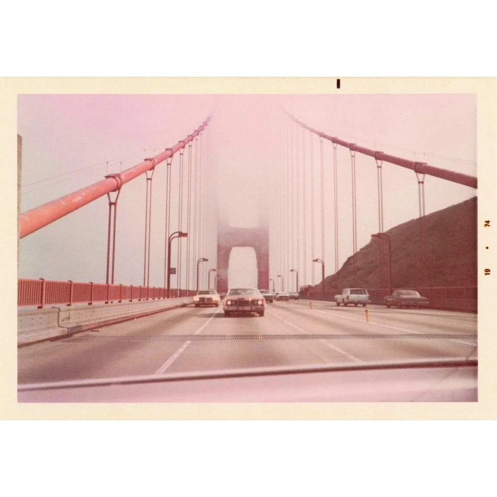 Vintage 1974 Golden Gate Bridge California Road Trip Photo Lot of 10 - Picture 4 of 10